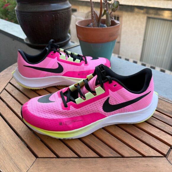 Nike Zoom Rival Fly 3 Men’s Running Shoes Pink & Black Size 10 - Picture 2 of 8